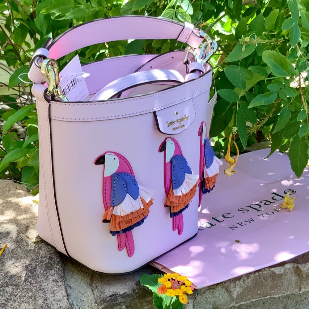 Kate Spade Small pink leather bucket bag - Picture 8 of 16